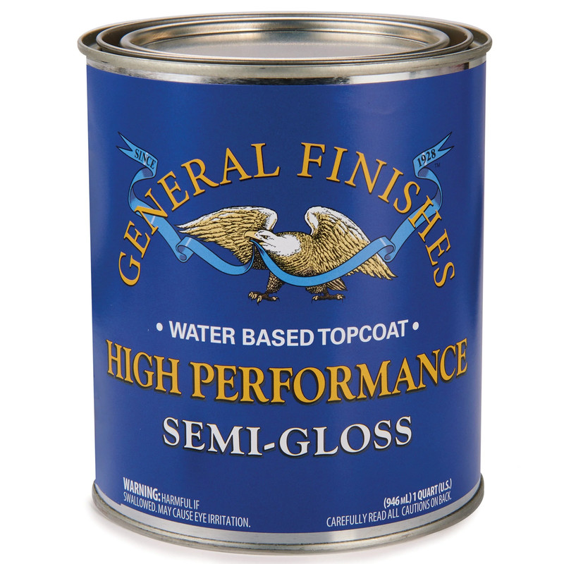High Performance Varnish Water Based Varnish - Sheen:Semi-Gloss - Size:1 Quart